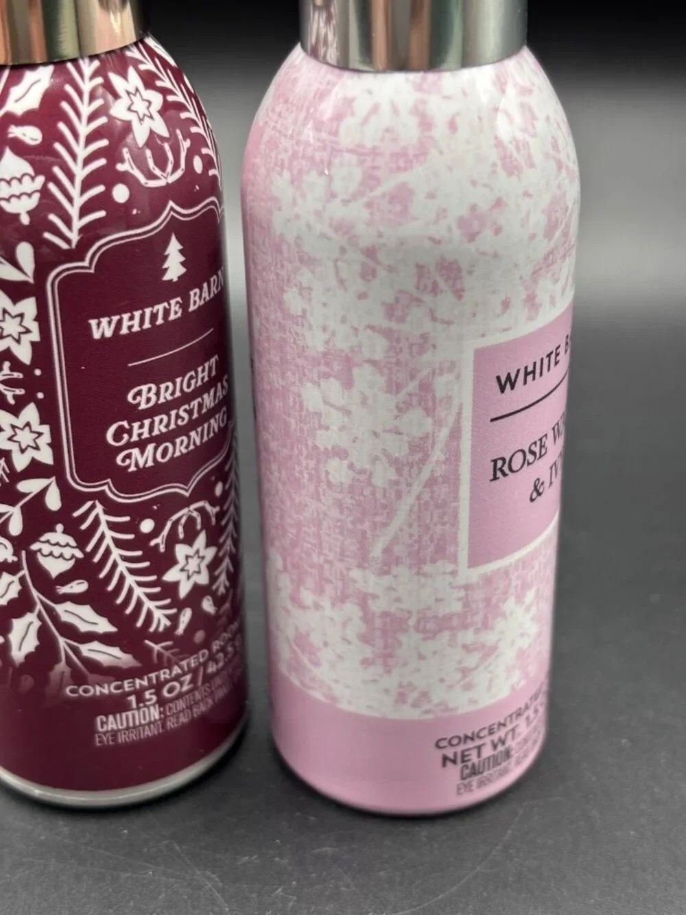 Bath Body & Works 2 Pack Concentrated Room Sprays 1.5 oz Christmas Orange Rose - Picture 15 of 16